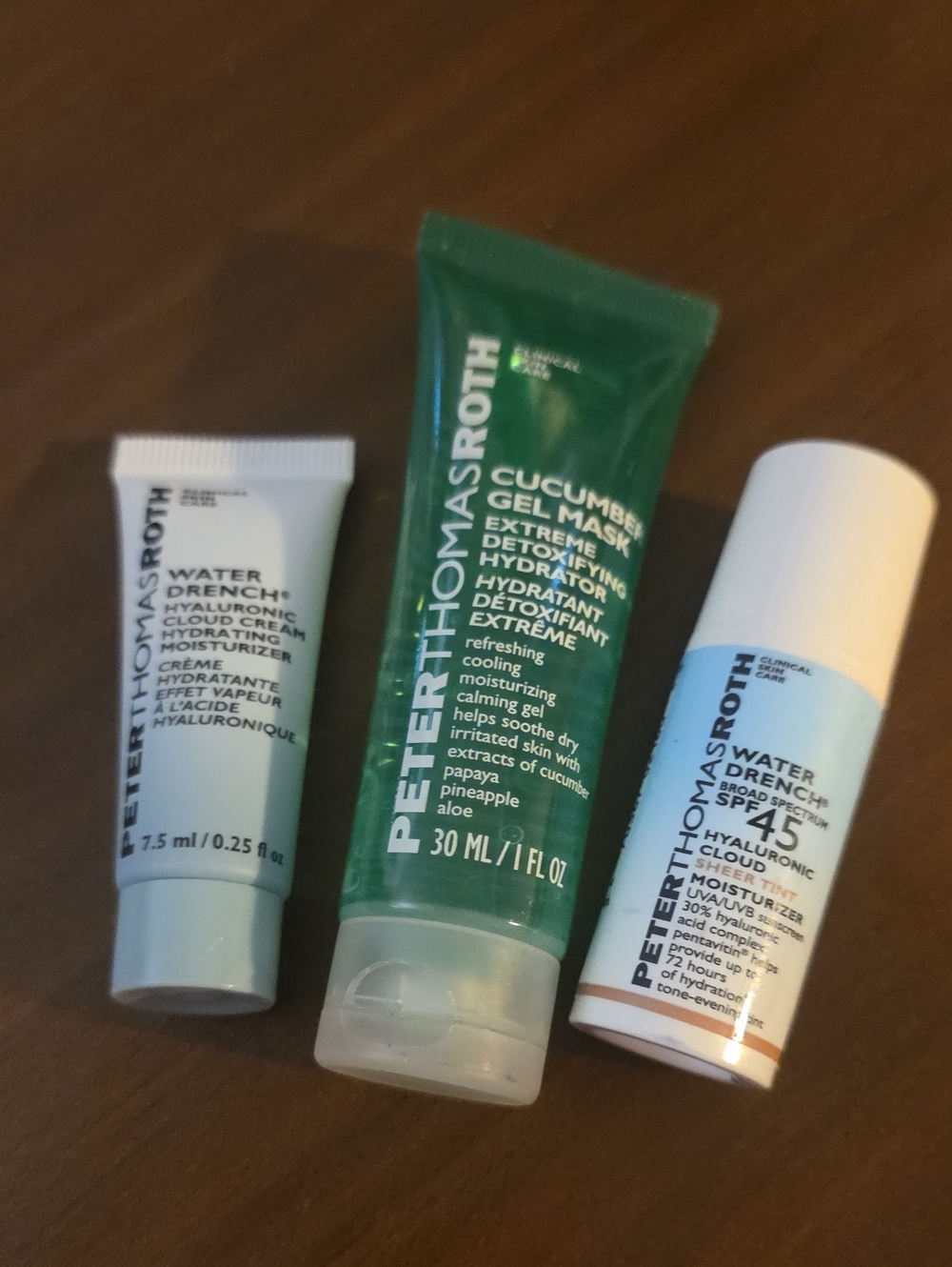 Peter Thomas Roth Water Drench Bundle Cucumber Mask SPF 45 Hyaluronic NWT
